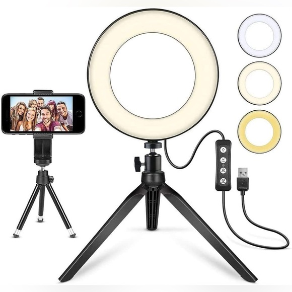 LED Ring Light with Tripod Stand - Picture 1 of 12